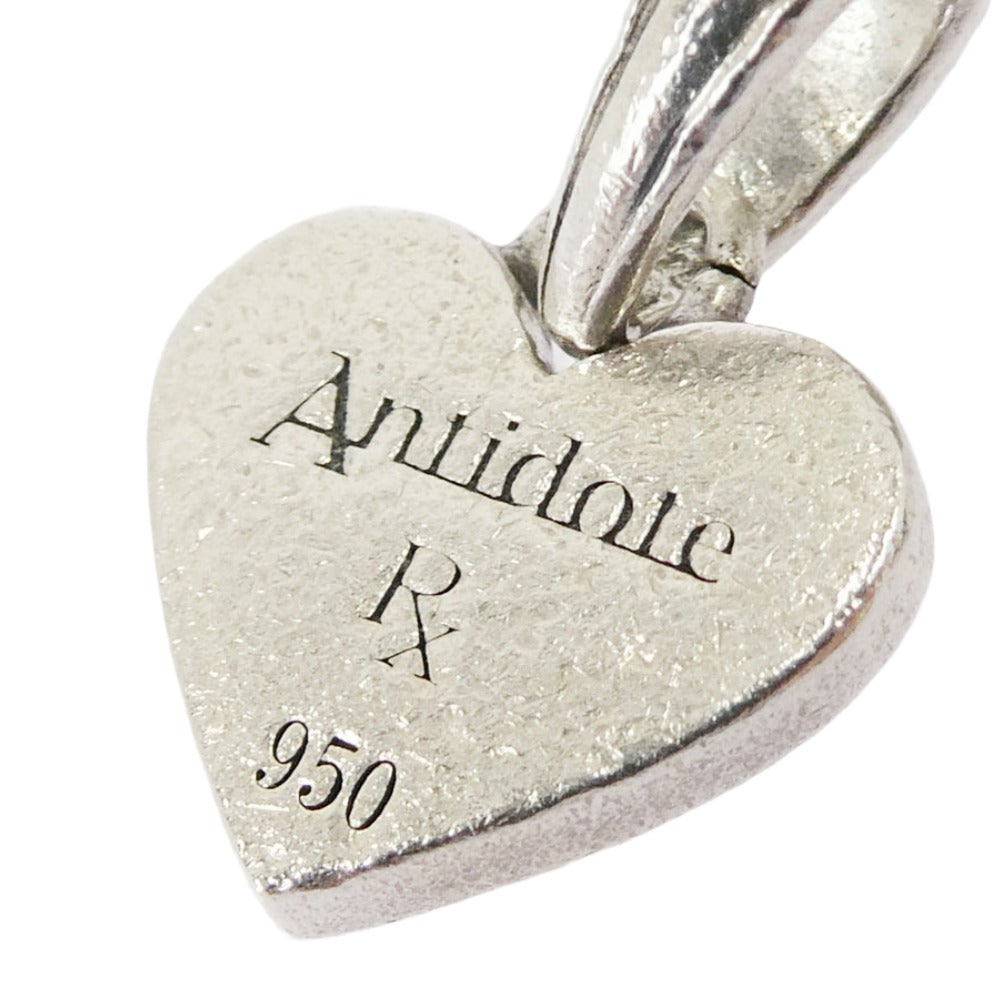 アンチドートバイヤーズクラブ RX-910 Engraved Heart Pendant ハート ペンダント トップ シルバー系【中古】