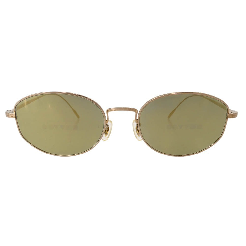 OLIVER PEOPLES オリバーピープルズ 1347ST 5340O8 ESTRA ミラー サングラス アイウェア ゴールド系【中古】