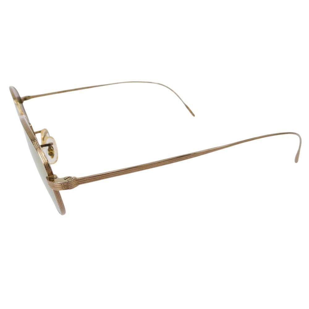 OLIVER PEOPLES オリバーピープルズ 1347ST 5340O8 ESTRA ミラー サングラス アイウェア ゴールド系【中古】