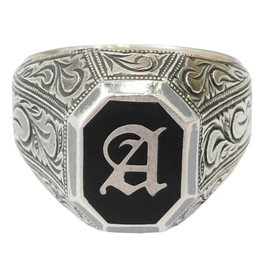 アンチドートバイヤーズクラブ RX-710 Engraved College Ring カレッジ リング シルバー系 20号【中古】