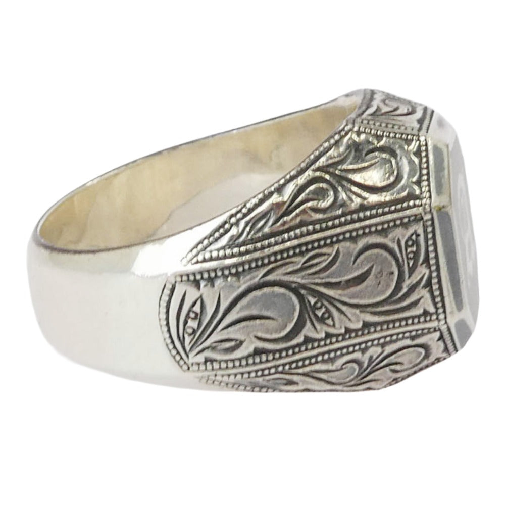 アンチドートバイヤーズクラブ RX-710 Engraved College Ring カレッジ リング シルバー系 20号【中古】