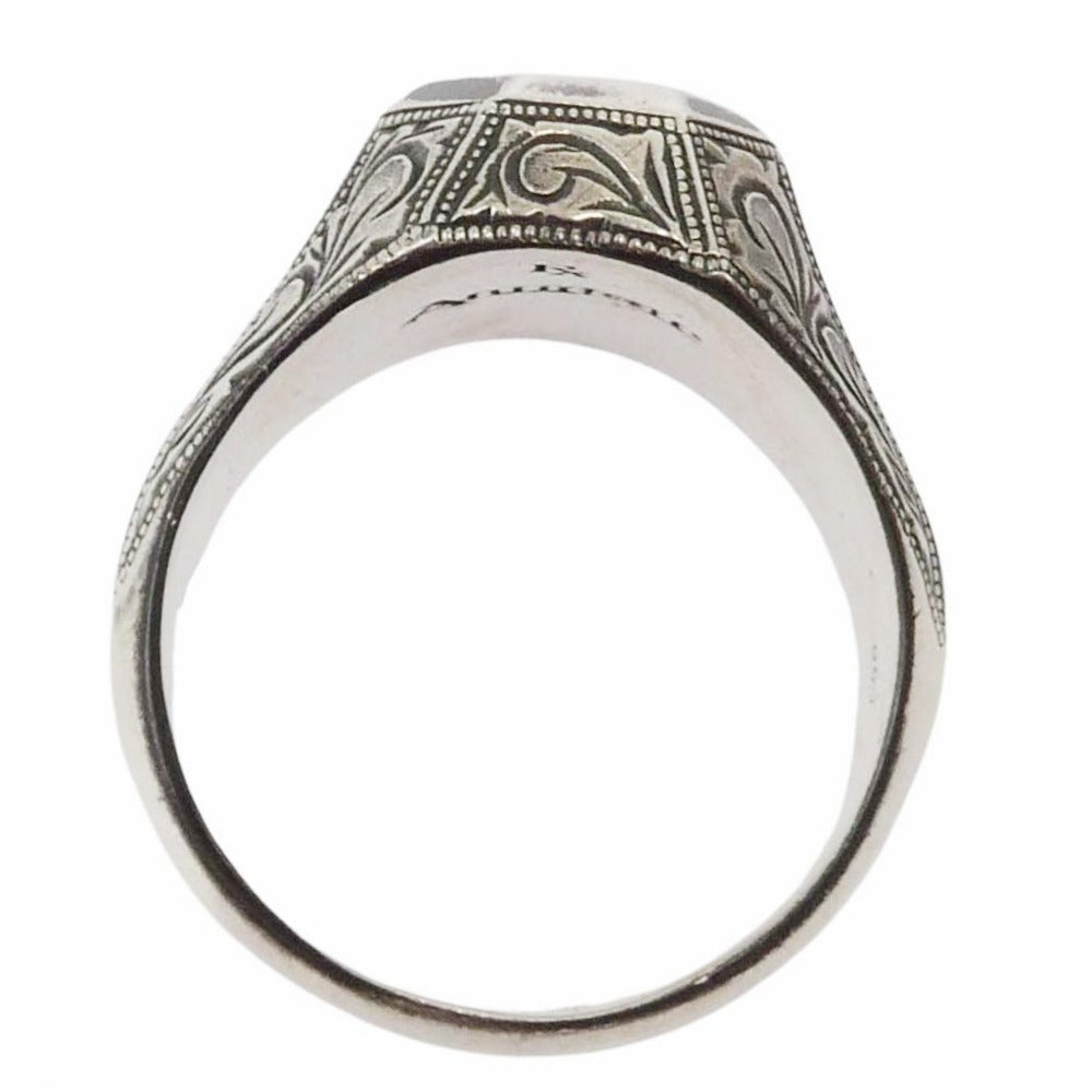 アンチドートバイヤーズクラブ RX-710 Engraved College Ring カレッジ リング シルバー系 20号【中古】