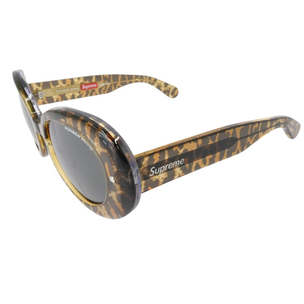 Supreme シュプリーム 25AW Sunglasses レオパード サングラス アイウェア ブラウン系【中古】