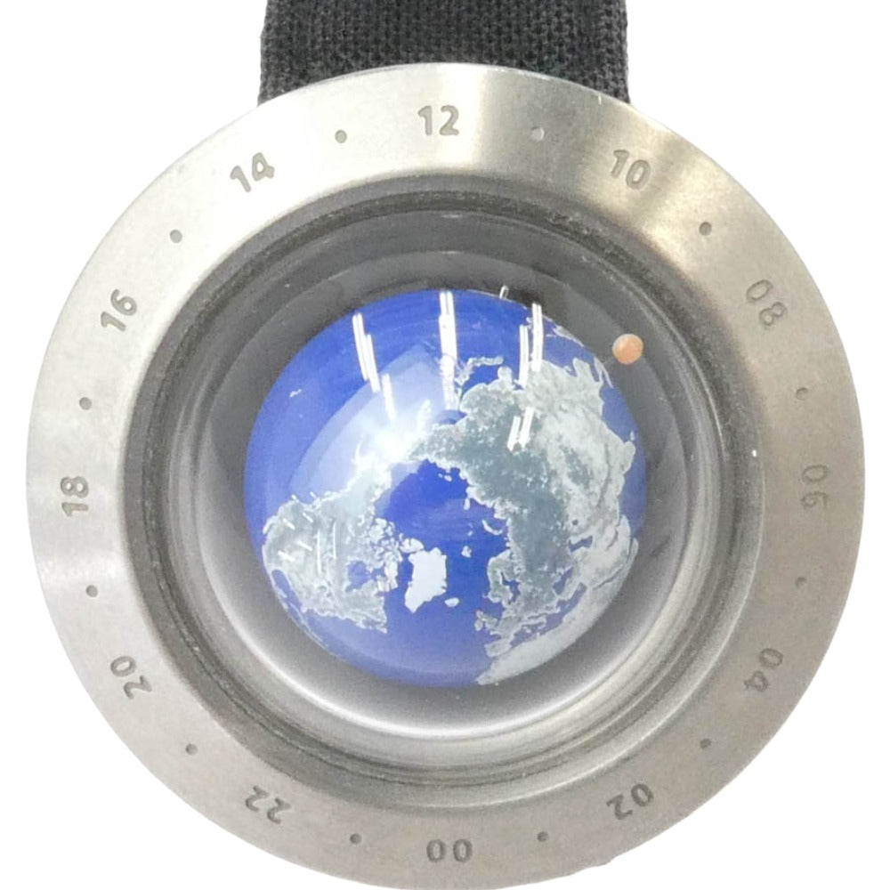 SEIKO セイコー WN-1 Think the Earth 北半球 クォーツ 腕時計 ウォッチ シルバー系 ブラック系【中古】