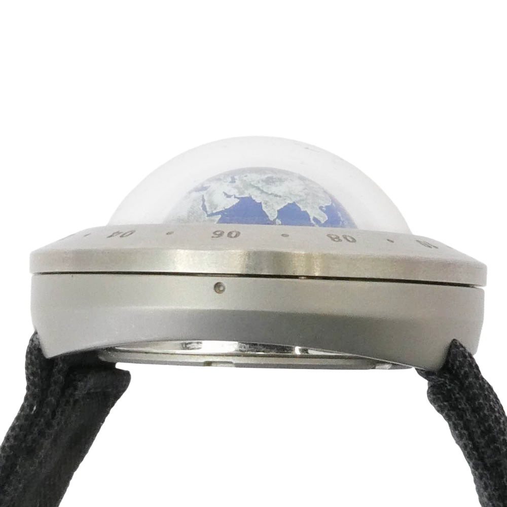 SEIKO セイコー WN-1 Think the Earth 北半球 クォーツ 腕時計 ウォッチ シルバー系 ブラック系【中古】
