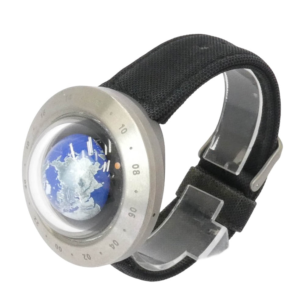 SEIKO セイコー WN-1 Think the Earth 北半球 クォーツ 腕時計 ウォッチ シルバー系 ブラック系【中古】