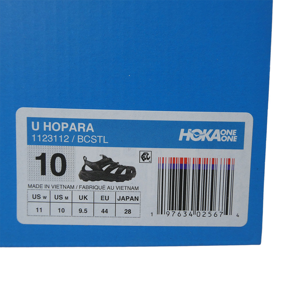 HOKA ONE ONE ホカ オネオネ 1123112/BCSTL U HOPARA ホパラ マウンテン サンダル スニーカー ブラック系 28cm【極上美品】【中古】