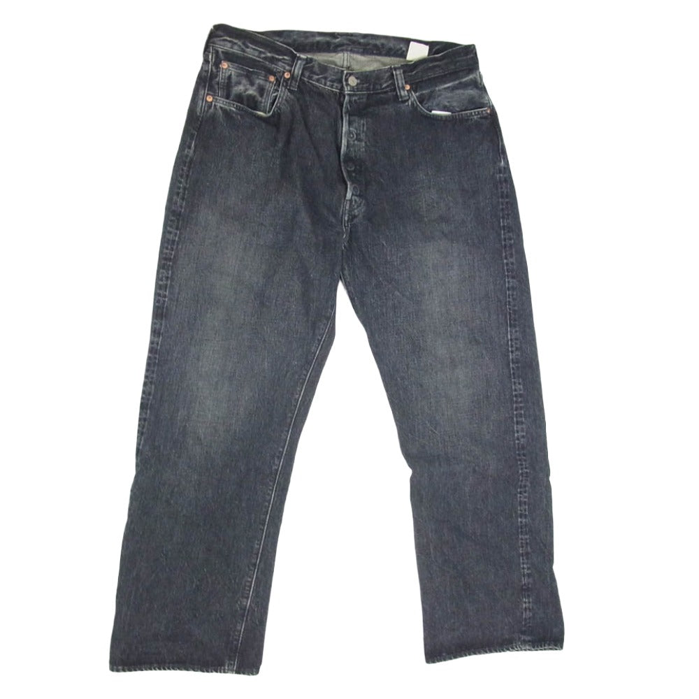 SUGAR CANE シュガーケーン SC42460H 14.25oz. BLACK DENIM 1947 HARD WASH MODEL 洗い加工 ブラック デニム パンツ ブラック系 38【中古】
