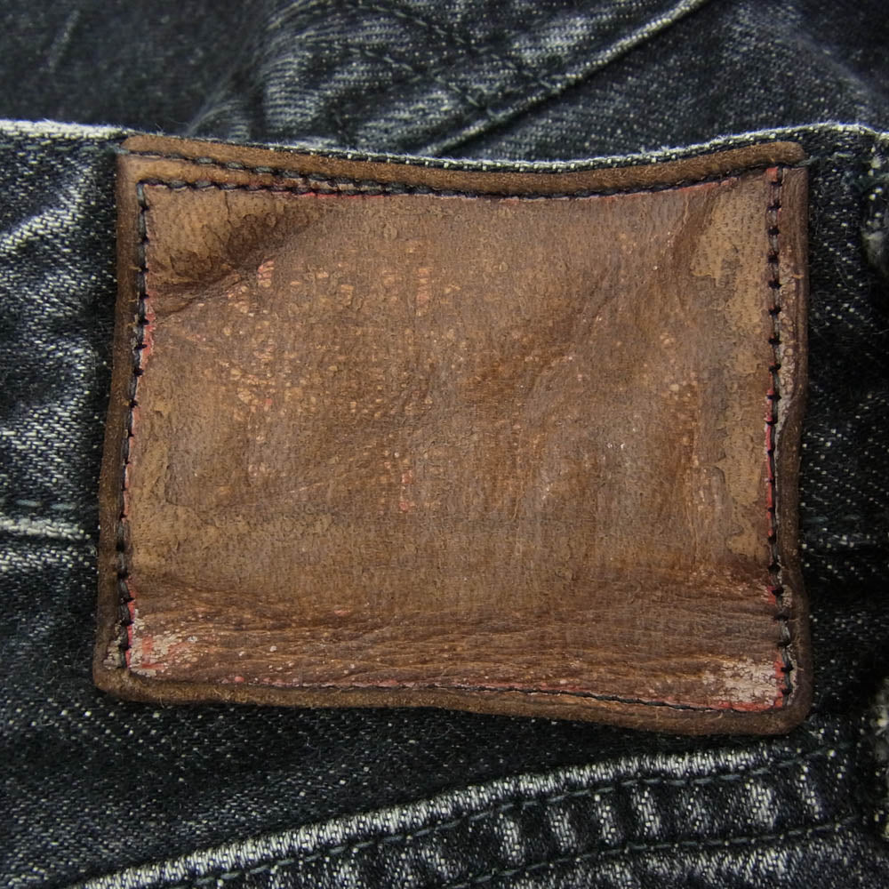 SUGAR CANE シュガーケーン SC42460H 14.25oz. BLACK DENIM 1947 HARD WASH MODEL 洗い加工 ブラック デニム パンツ ブラック系 38【中古】