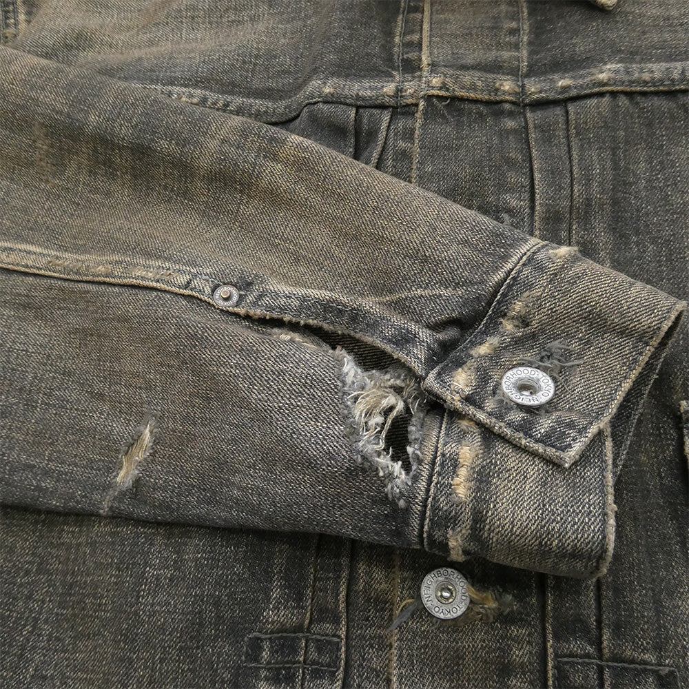 NEIGHBORHOOD ネイバーフッド 25AW 252XBNH-JKM02 SAVAGE DENIM TYPE-1 JACKET セルビッチ デニム ジャケット マルチカラー系 L【極上美品】【中古】