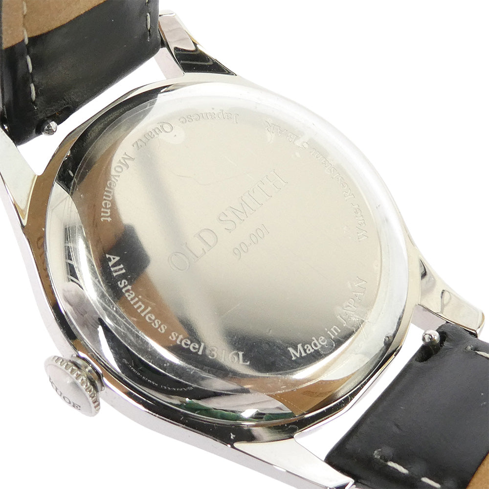 クオ 90-001 OLD SMITH オールドスミス 腕時計 ウォッチ ブラック系【中古】