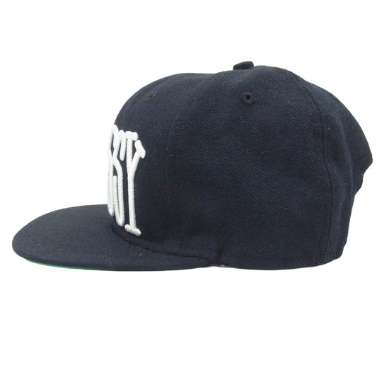 STUSSY ステューシー CAPZ 刺繡 ロゴ ベースボール キャップ 帽子 ブラック系【中古】