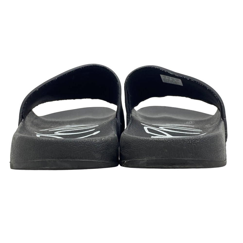STUSSY ステューシー スライド サンダル ビーチサンダル ブラック系【中古】