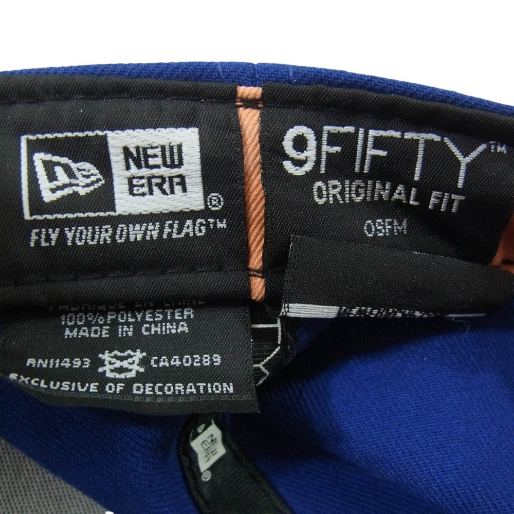 STUSSY ステューシー ストック ロゴ 刺繡 キャップ 帽子 ブルー ブルー系【中古】