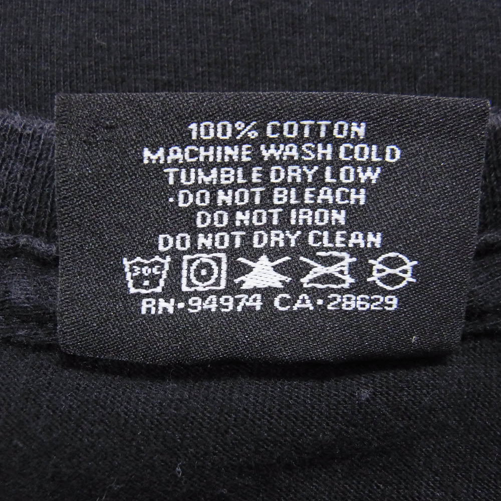 STUSSY ステューシー メキシコ製 SOUNDS TEE サウンズ フロント バック プリント Ｔシャツ 半袖カットソー ブラック系 S【中古】