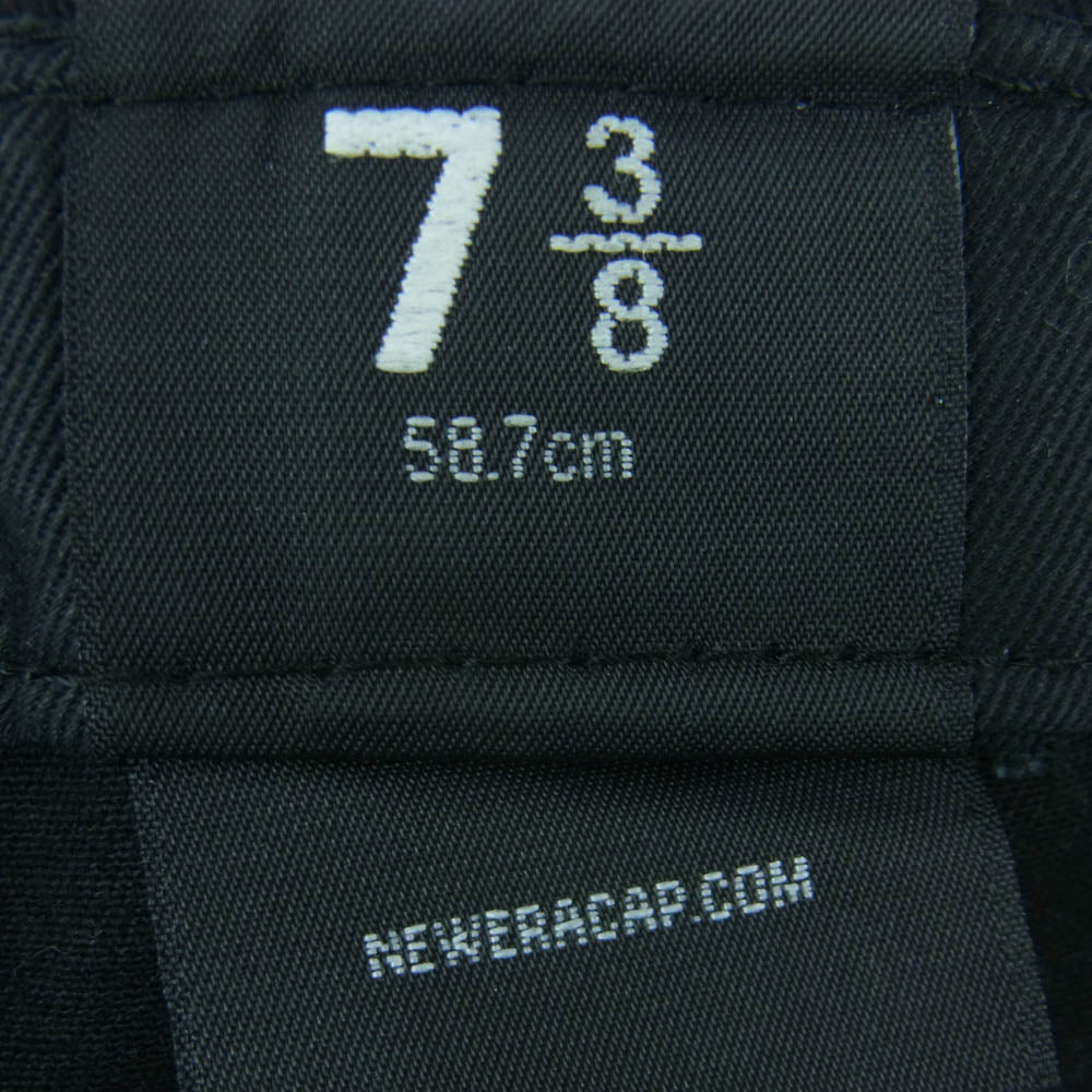 STUSSY ステューシー SS刺繍 ロゴ キャップ 帽子 コットン 中国製 ブラック系 58.7cm【中古】