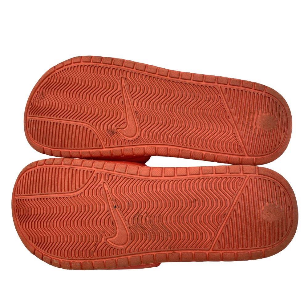 NIKE ナイキ × Stussy BENASSI SLIDE ステューシー ベナッシ スライド サンダル ビーチサンダル オレンジ系 28cm【中古】