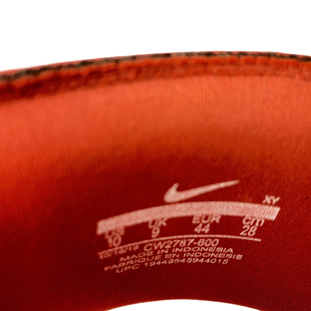 NIKE ナイキ × Stussy BENASSI SLIDE ステューシー ベナッシ スライド サンダル ビーチサンダル オレンジ系 28cm【中古】