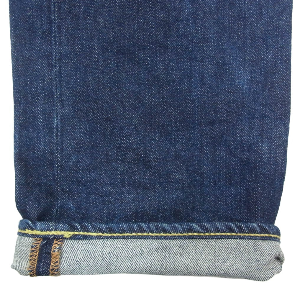 A BATHING APE アベイシングエイプ BAPSTA バックスター 刺繍 インディゴ デニム パンツ インディゴブルー系 XS【中古】