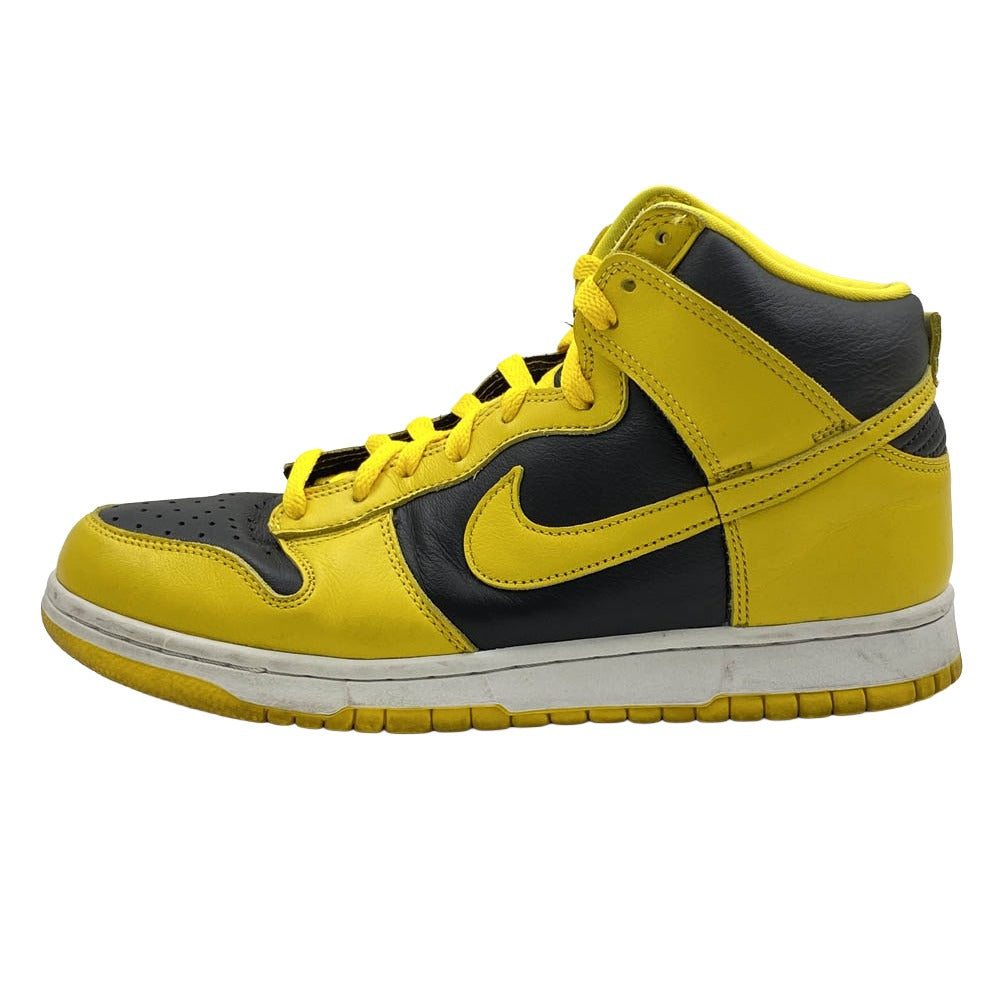 NIKE ナイキ CZ8149-002 DUNK HIGH SP VARCITY MAIZE 【フェイクバスターズ鑑定済】ダンク ハイ バーシティメイズ ハイカット スニーカー イエロー系 ブラック系 26.5cm【中古】