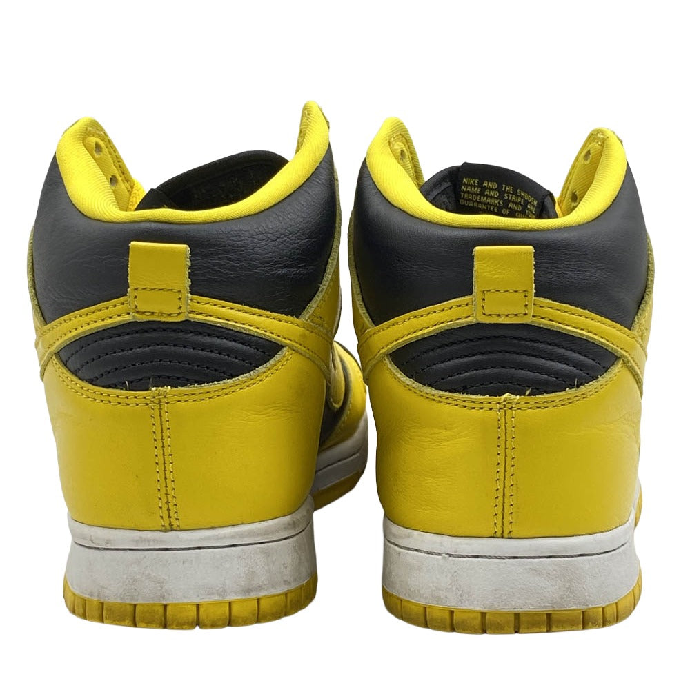 NIKE ナイキ CZ8149-002 DUNK HIGH SP VARCITY MAIZE 【フェイクバスターズ鑑定済】ダンク ハイ バーシティメイズ ハイカット スニーカー イエロー系 ブラック系 26.5cm【中古】