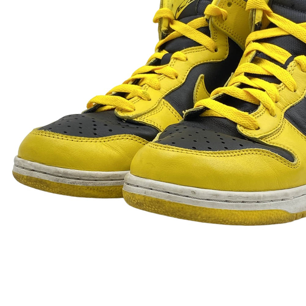 NIKE ナイキ CZ8149-002 DUNK HIGH SP VARCITY MAIZE 【フェイクバスターズ鑑定済】ダンク ハイ バーシティメイズ ハイカット スニーカー イエロー系 ブラック系 26.5cm【中古】