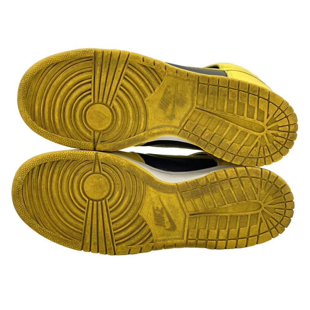 NIKE ナイキ CZ8149-002 DUNK HIGH SP VARCITY MAIZE 【フェイクバスターズ鑑定済】ダンク ハイ バーシティメイズ ハイカット スニーカー イエロー系 ブラック系 26.5cm【中古】