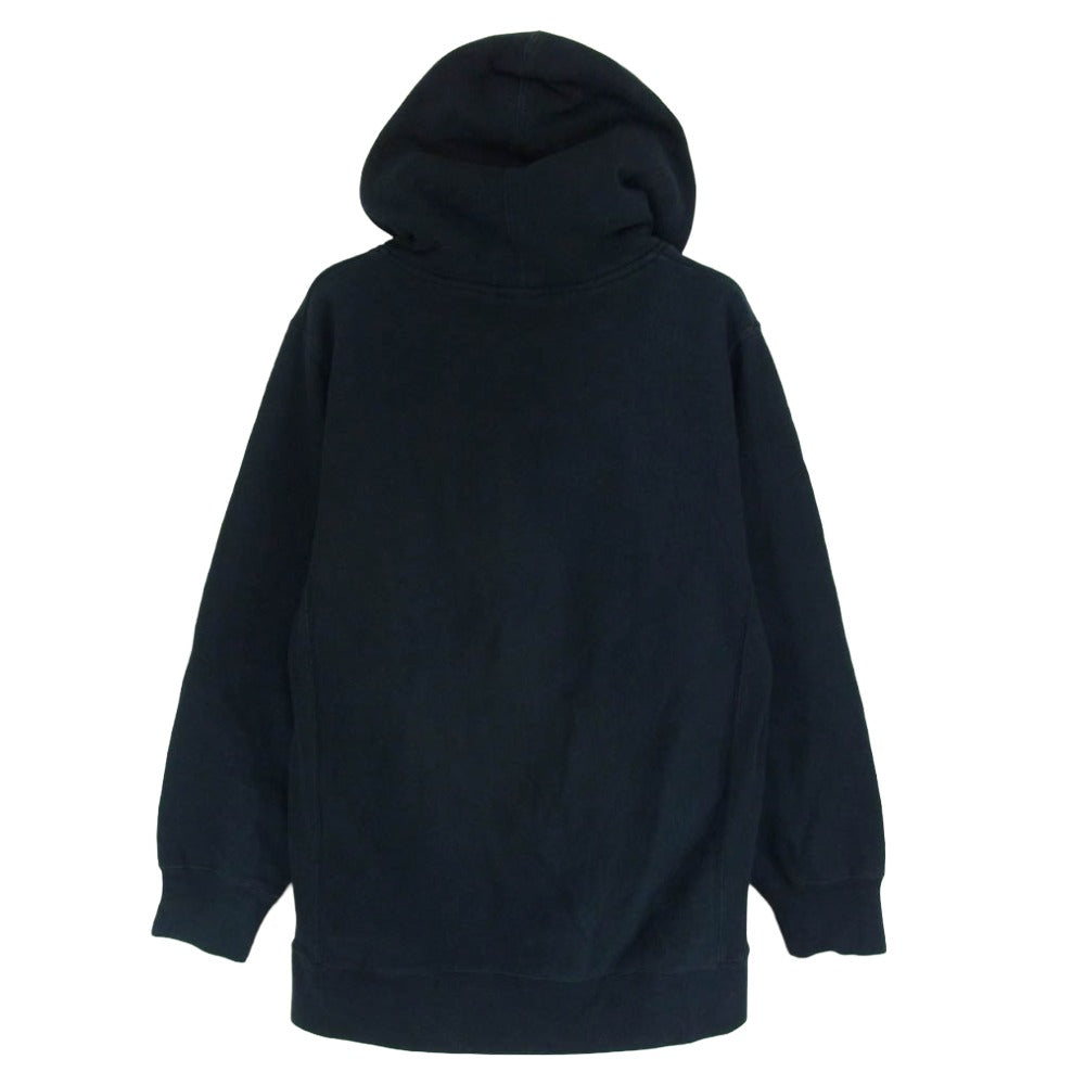 STUSSY ステューシー ストック ロゴ フーディー プルオーバー パーカー ブラック系 M【中古】