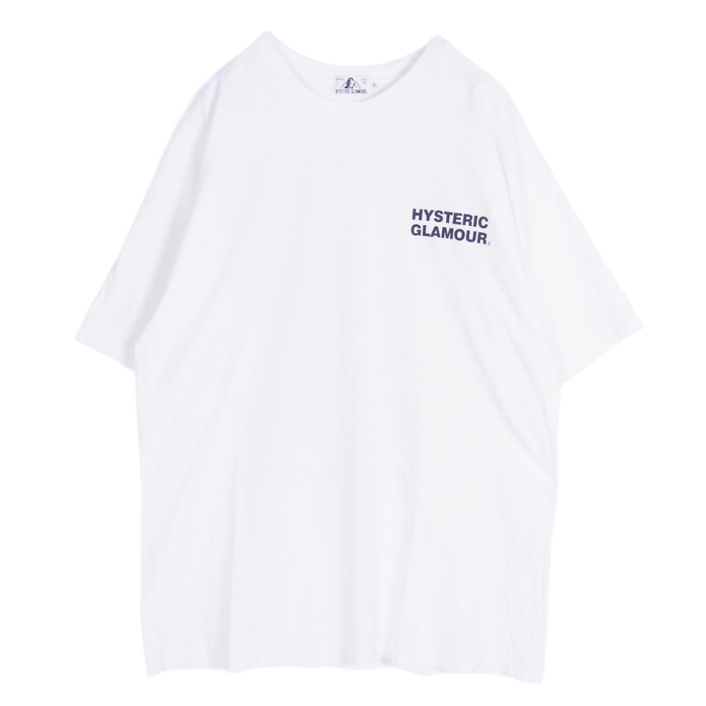HYSTERIC GLAMOUR ヒステリックグラマー 21SS dope フォトロゴ 半袖 Tシャツ XL ホワイト系 XL【中古】