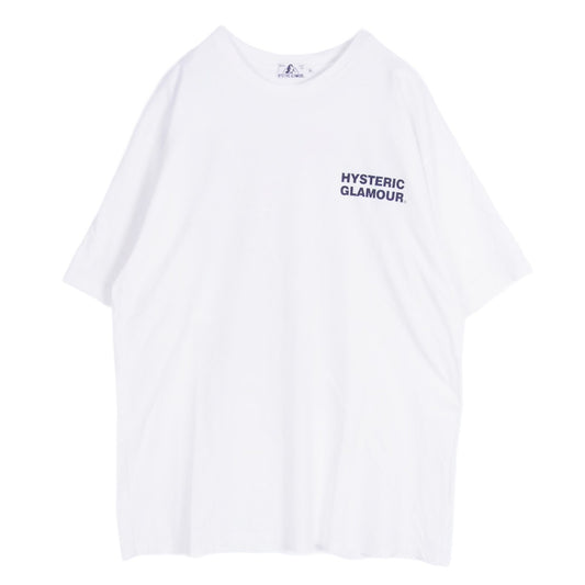 HYSTERIC GLAMOUR ヒステリックグラマー 21SS dope フォトロゴ 半袖 Tシャツ XL ホワイト系 XL【中古】