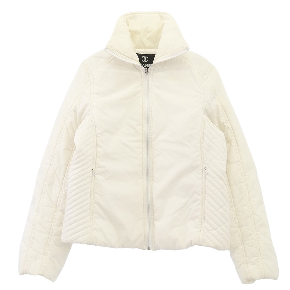 CHANEL シャネル CCマーク ココマーク ロゴ スタンドカラー 中綿