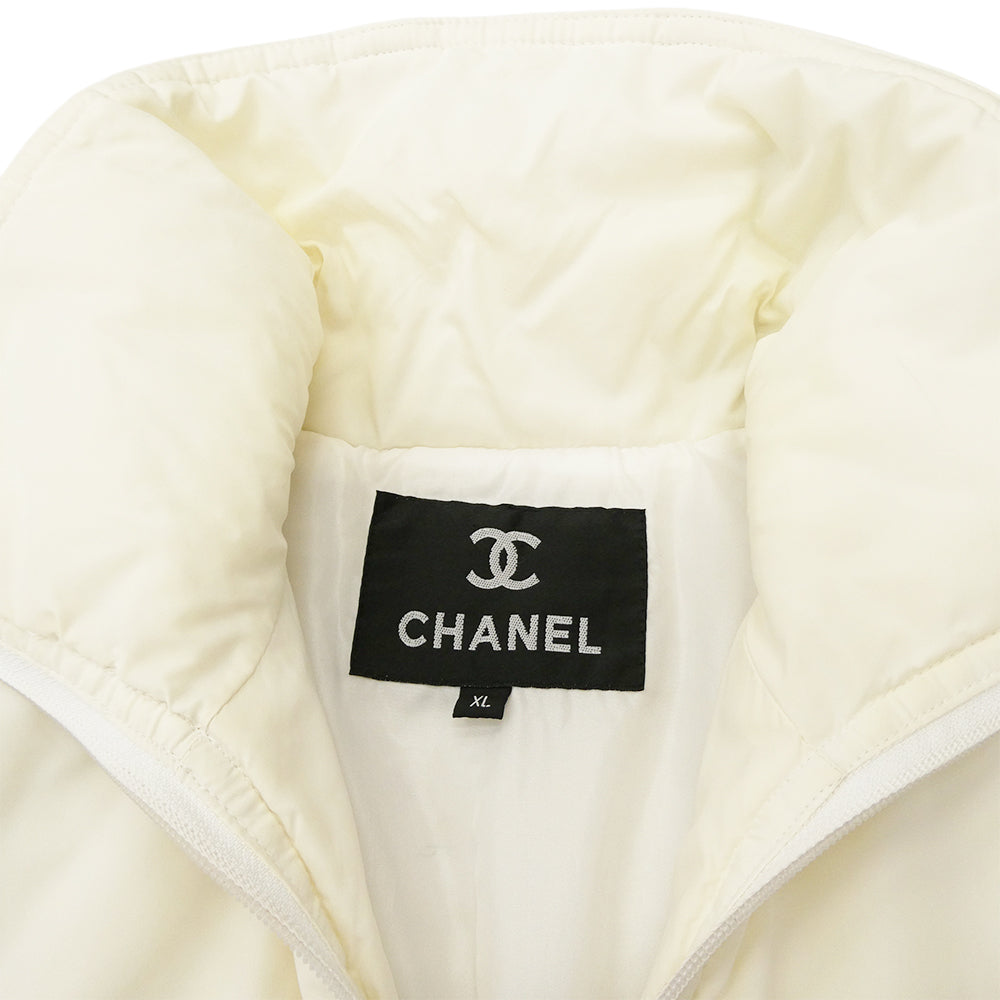 CHANEL - シャネル CHANEL ココマークジップ コットン ブルゾン その他トップス 【大幅値下げ】 CHANEL シャネル CCマーク ココマーク ロゴ スタンドカラー 中綿