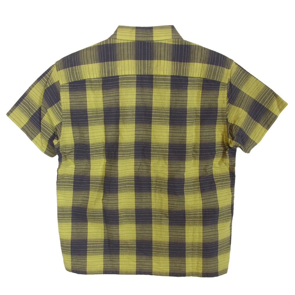 RATS ラッツ 15SS 15RS-0605 CHECK S/S SHIRTS オープンカラー ブロック チェック 半袖シャツ イエロー系 S【中古】