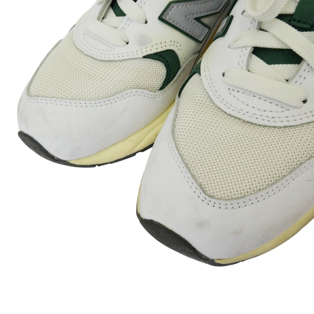 NEW BALANCE ニューバランス MT580RCA 580 スニーカー ランニングシューズ ホワイト系 グリーン系 26.5cm【中古】