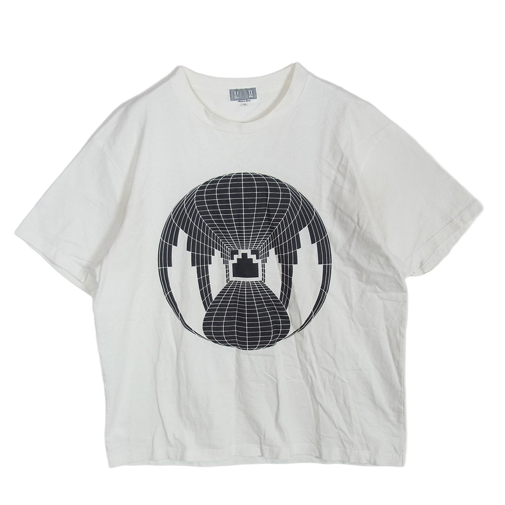 シーイー キャブエンプト プリント 半袖 Tシャツ カットソー ホワイト系 L【中古】