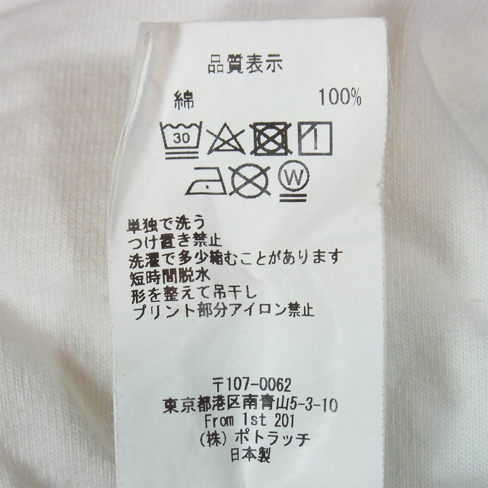 シーイー キャブエンプト プリント 半袖 Tシャツ カットソー ホワイト系 L【中古】