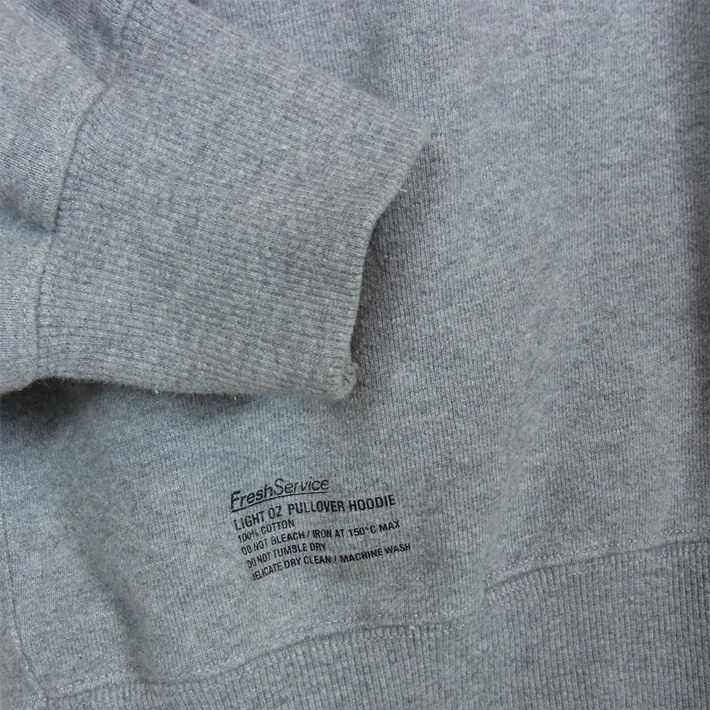 FreshService フレッシュサービス FSW-23-SW_152 LIGHT OZ PULLOVER HOODIE プルオーバー フーディー パーカー グレー系 L【中古】