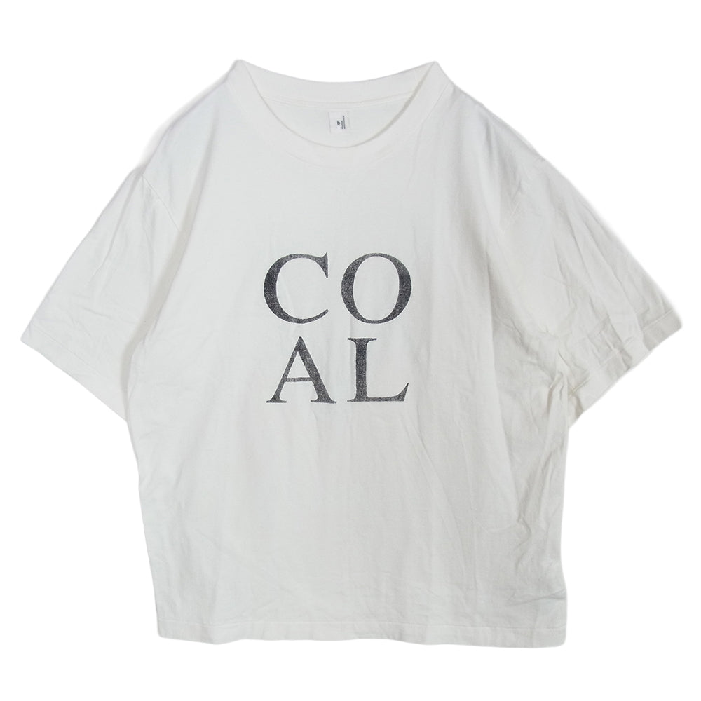 blurhms ROOTSTOCK ブラームスルーツストック COAL Print Tee 半袖 Tシャツ カットソー ホワイト系 2【中古】