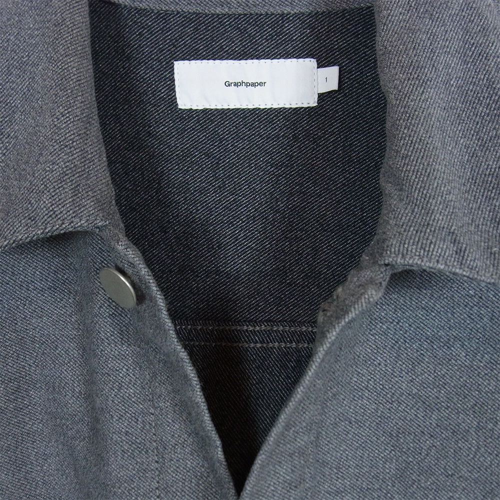 GRAPHPAPER グラフペーパー GM203-30095B Colorfast Denim Jacket デニム ジャケット グレー系 1【中古】