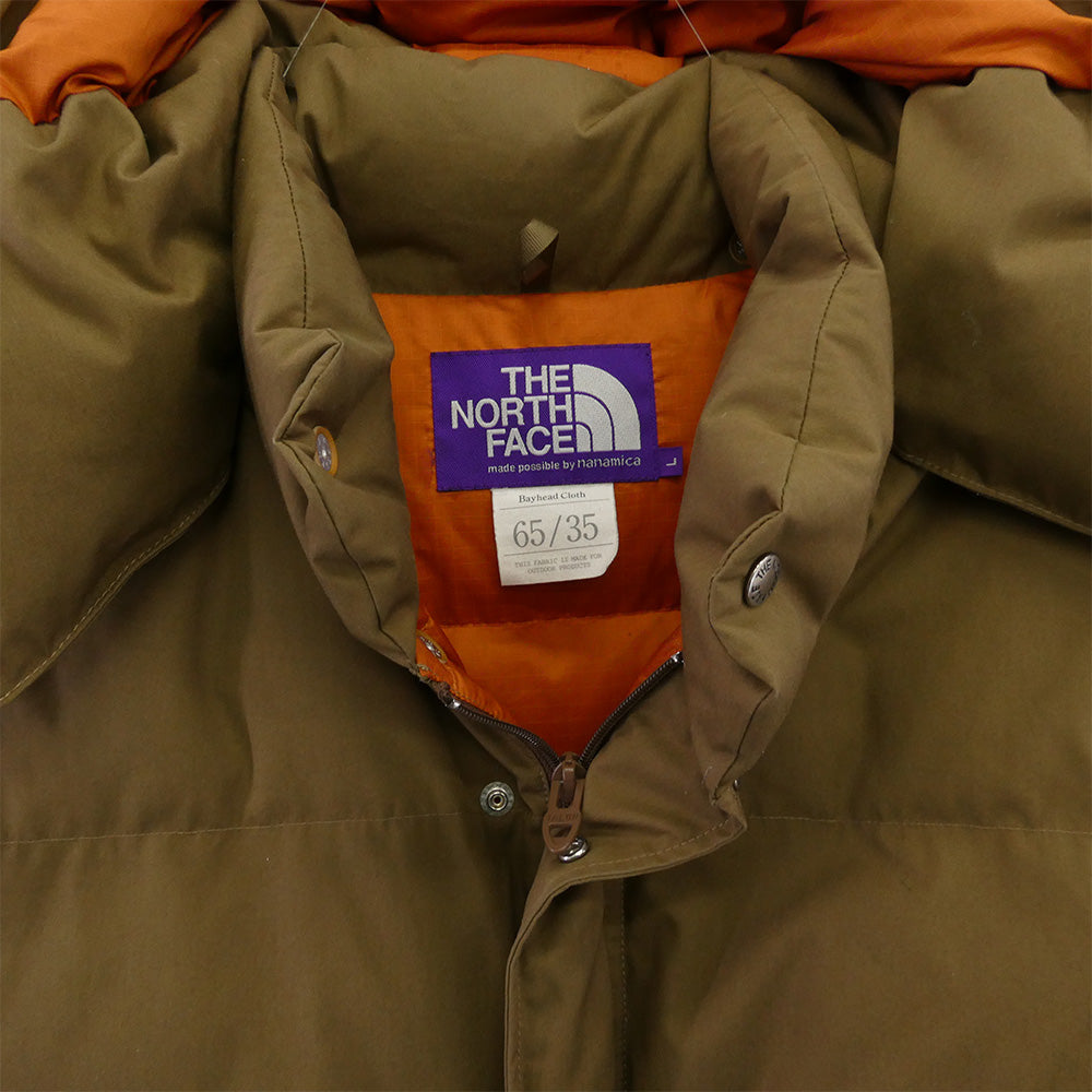 THE NORTH FACE ノースフェイス ND2157N Purple Label パープルレーベル 65/35 Sierra Parka シエラ パーカ ダウン ジャケット ブラウン系 L【中古】