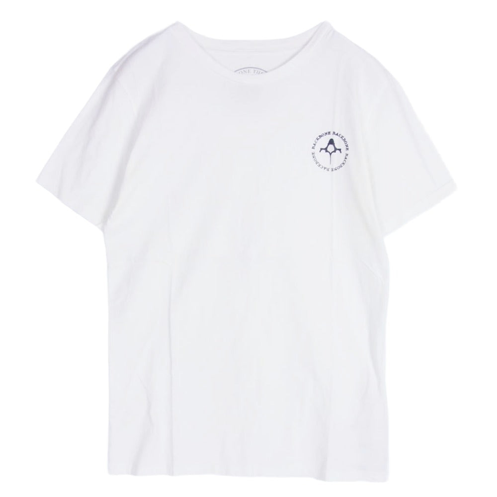 BACK BONE THE BASIS バックボーンザベイシス BB09SS-C17 バックプリント SS 半袖 Tシャツ ホワイト系 L【中古】