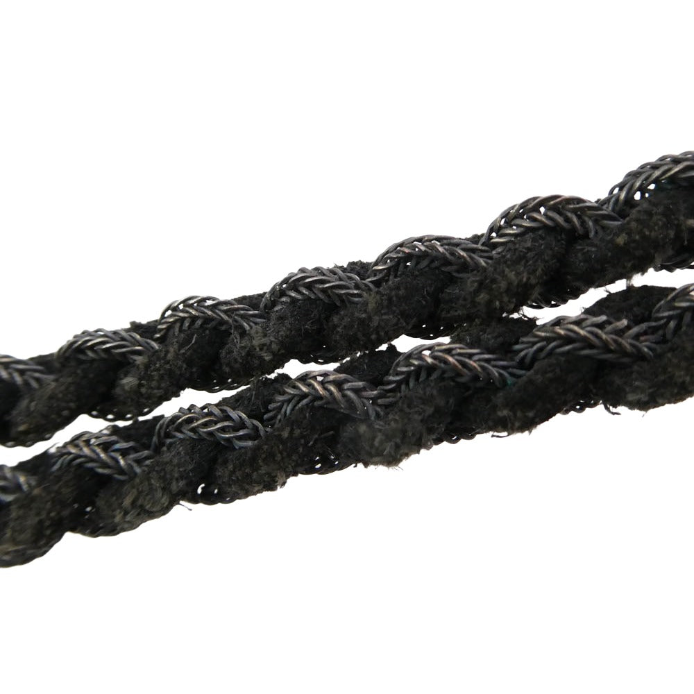 ISAMUKATAYAMA BACKLASH イサムカタヤマバックラッシュ GILD BRASS 408-02 レザーコンビ ウォレット チェーン ブラック系【中古】