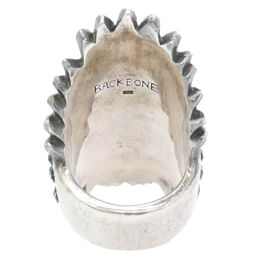 BACKBONE バックボーン BOMB限定 インディアン イーグル シルバー リング シルバー系 約18.5cm【中古】