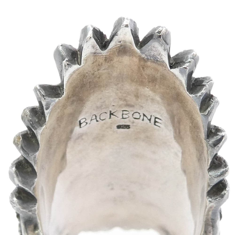 BACKBONE バックボーン BOMB限定 インディアン イーグル シルバー リング シルバー系 約18.5cm【中古】