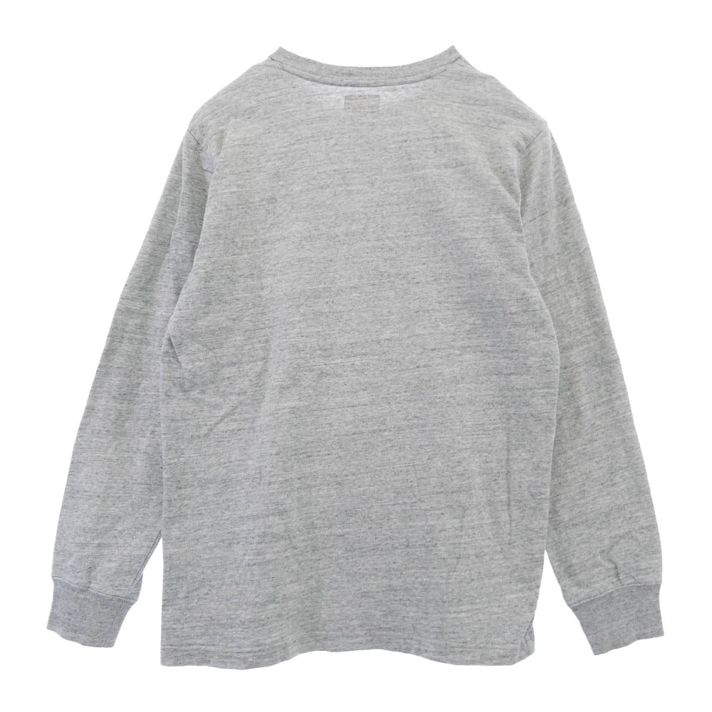Supreme シュプリーム L/S Pocket Tee ロングスリーブ 長袖 ポケット Tシャツ カットソー ロンT グレー系 M【中古】