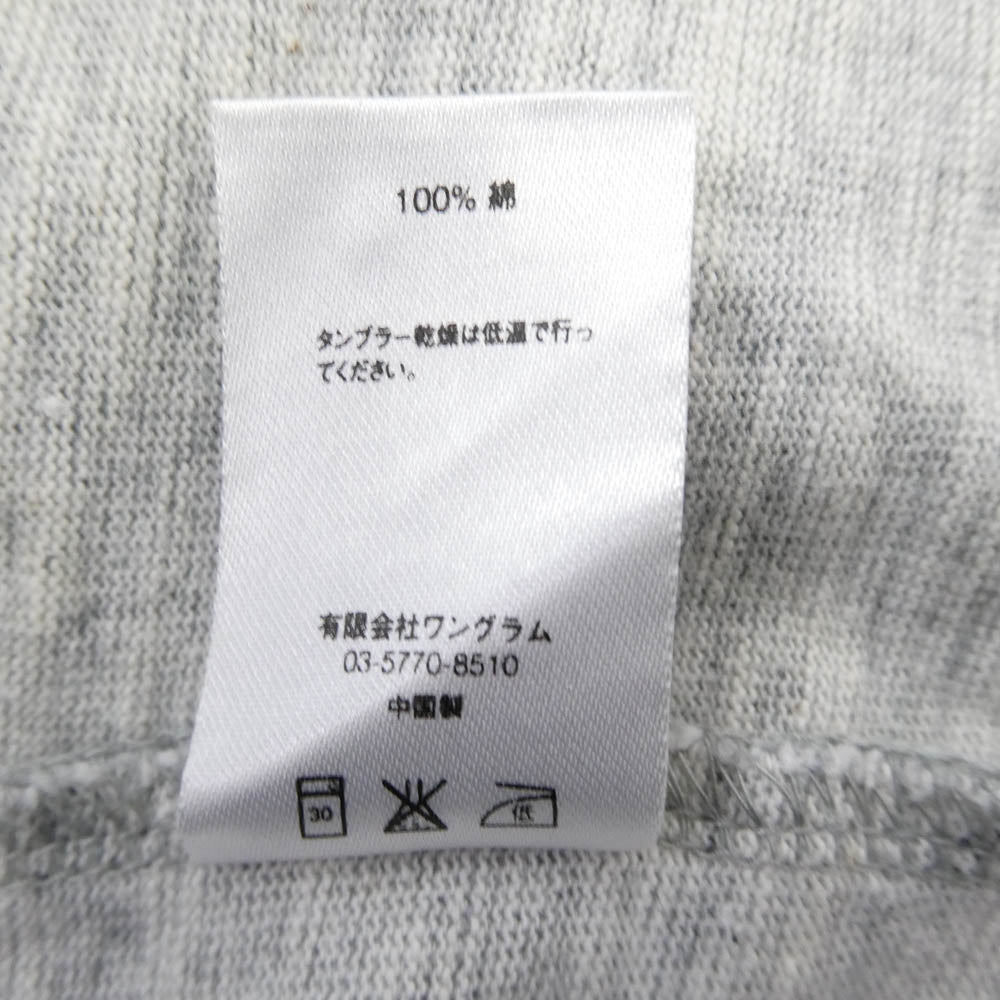Supreme シュプリーム L/S Pocket Tee ロングスリーブ 長袖 ポケット Tシャツ カットソー ロンT グレー系 M【中古】