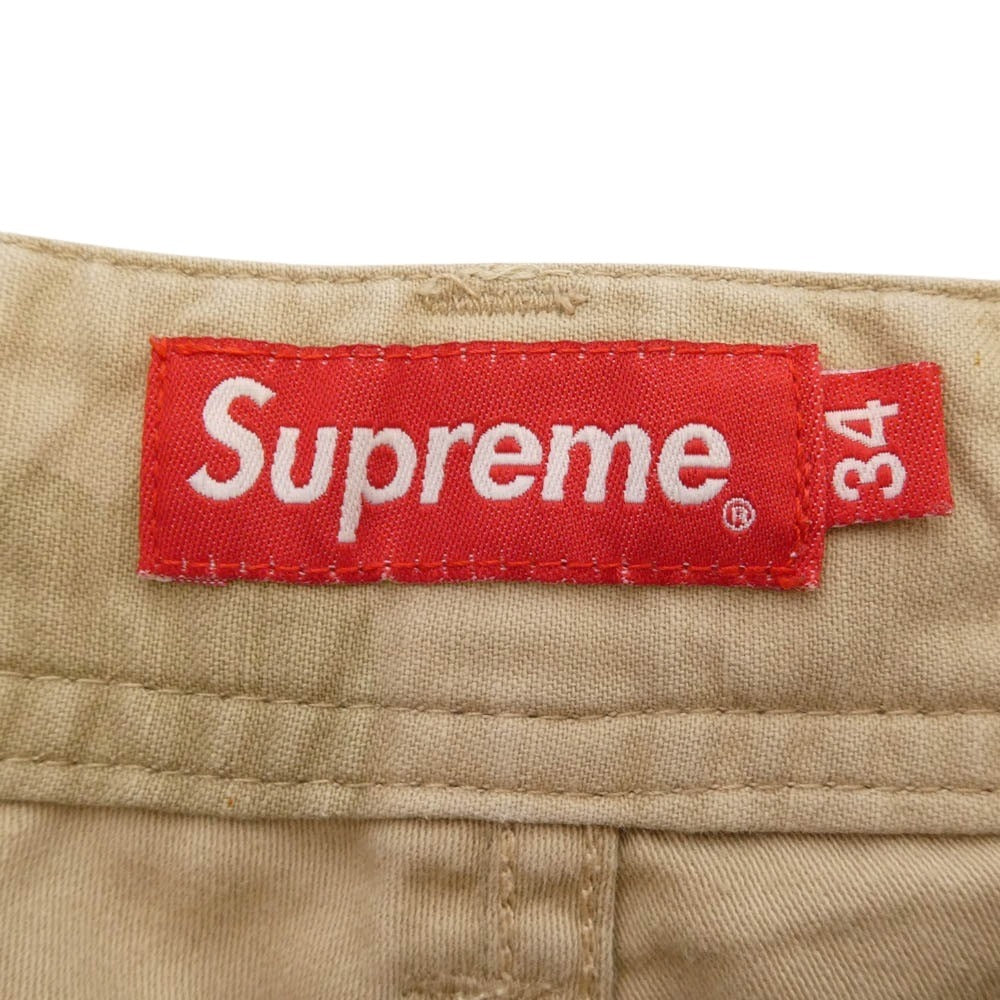 Supreme シュプリーム 16SS Cargo Short カモフラ カーゴ ショーツ ハーフ パンツ ライトブラウン系 ベージュ系 マルチカラー系 34【中古】