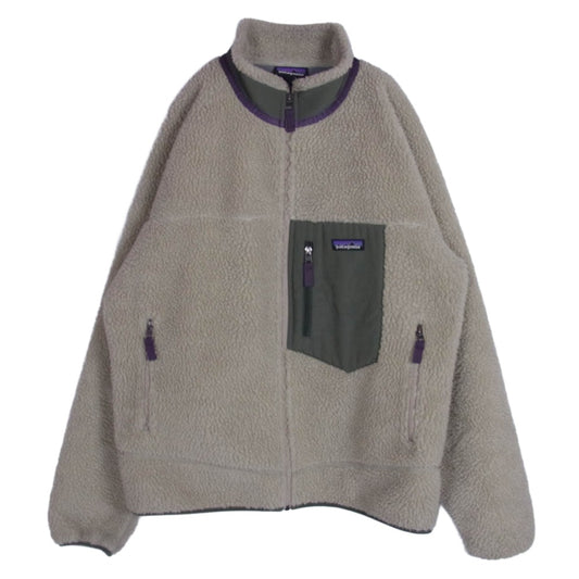 patagonia パタゴニア 18AW 23056 CLASSIC RETRO-X JACKET クラシック レトロ フリース ジャケット ベージュ系 L【中古】