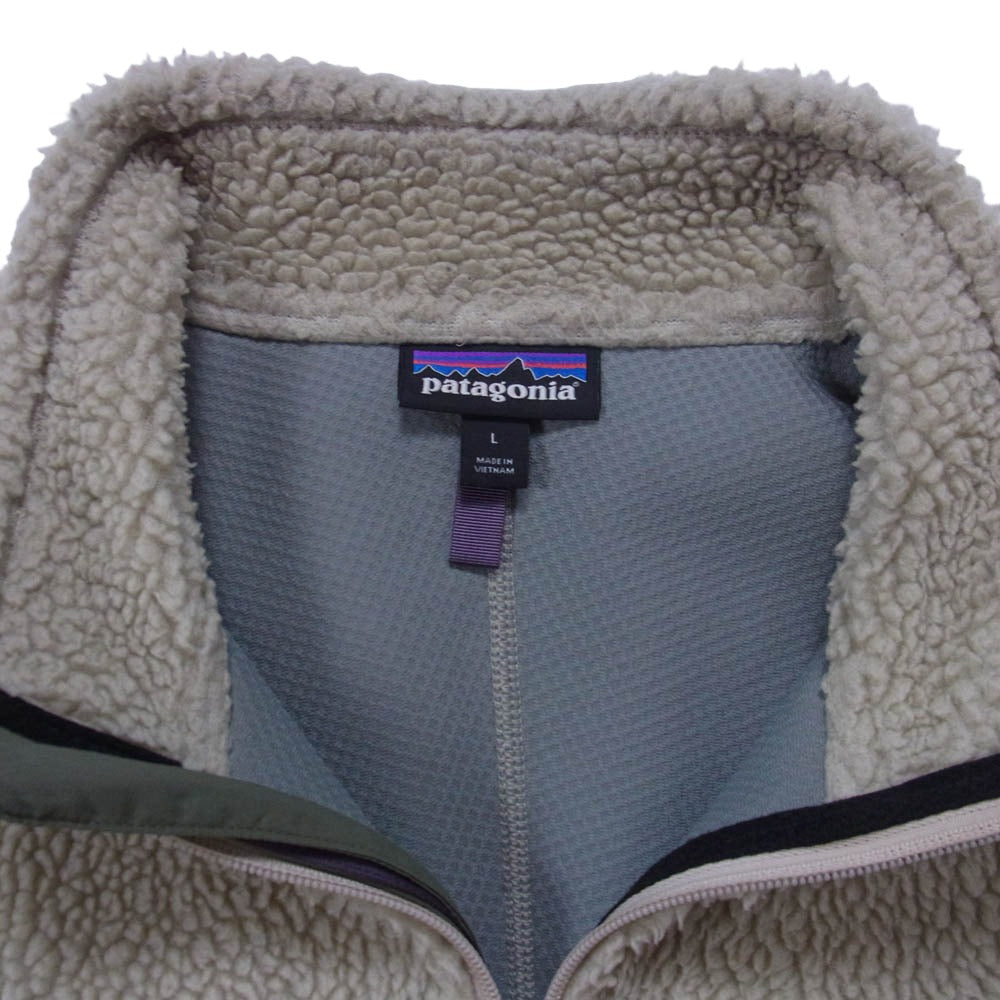 patagonia パタゴニア 18AW 23056 CLASSIC RETRO-X JACKET クラシック レトロ フリース ジャケット ベージュ系 L【中古】