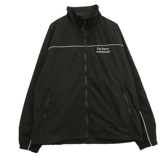 The Ennoy Professional ザ エンノイ プロフェッショナル 26SS SS26BRENJK01LP/SS26BRENPT01LP スタイリスト私物 Piping Nylon Track Suit パイピングナイロン トラックスーツ ジャケット パンツ セットアップ ブラック系 XXL【新古品】【未使用】【中古】